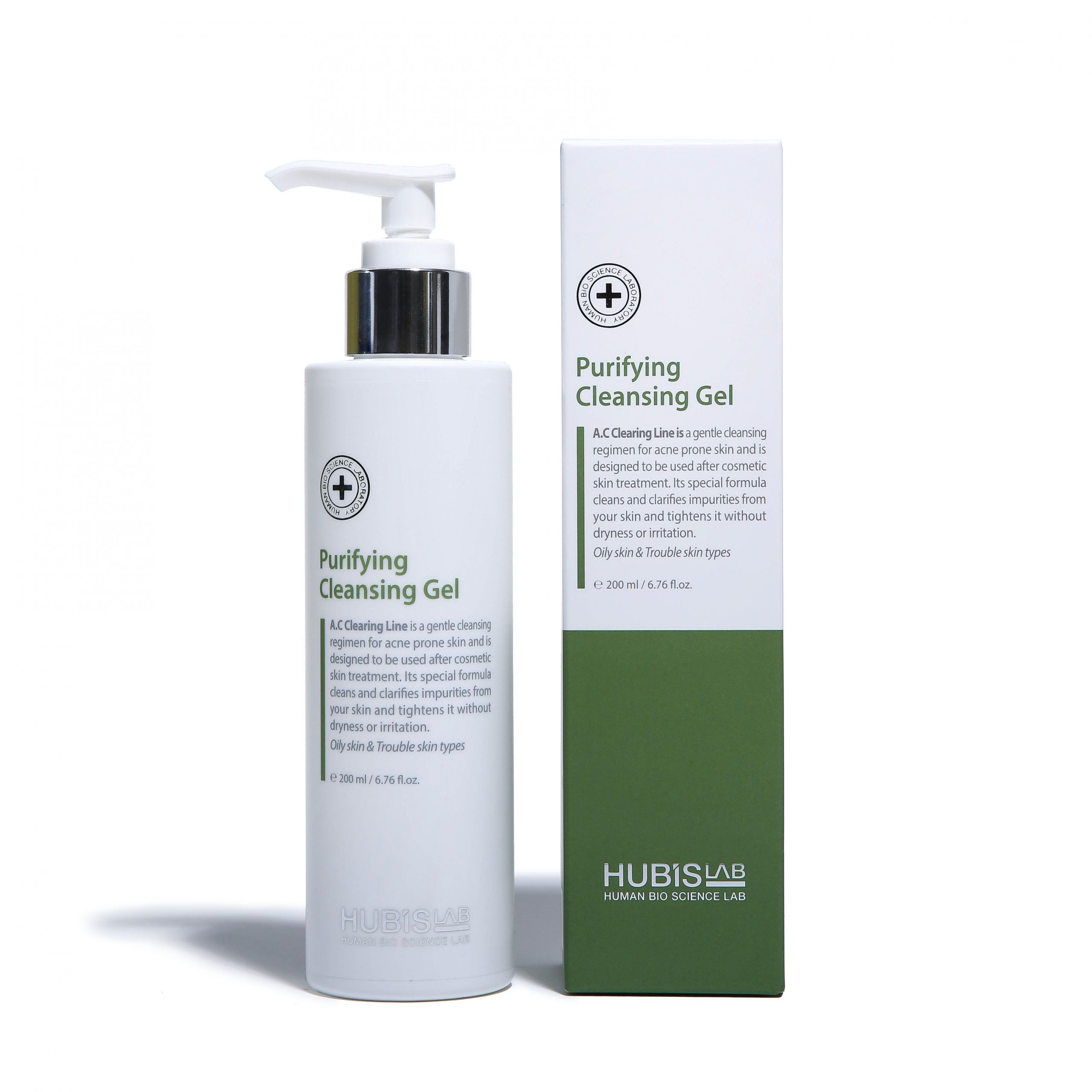 HUBISLAB A.C Purifying Cleansing Gel 200 ml