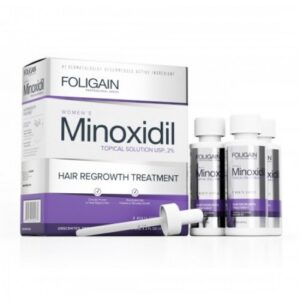 Против косопад и оплешивяване FOLIGAIN.P2 2% MINOXIDIL FOR WOMEN 3 Month Supply