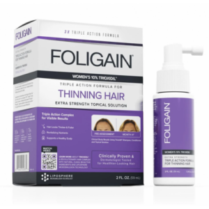 FOLIGAIN® Hair Regrowth Treatment For Women (Възстановяваща терапия за оредяла и слаба коса) - 10% Trioxidil® (2oz) 59ml