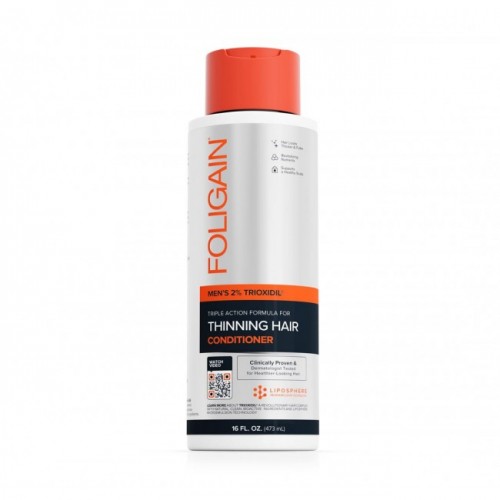 FOLIGAIN® Балсам с тройно действие за изтъняла коса за мъже с 2% Trioxidil® 473мл.