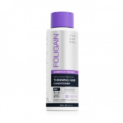 FOLIGAIN® Балсам с тройно действие за изтъняла коса за жени с 2% Trioxidil® 473мл.