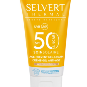 Selvert Thermal - Sun Care Age Prevent Gel-Cream with Colour SPF 50 - Гел-крем за лице и деколте с цвят с висока защита. 50ml
