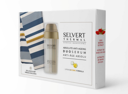 Selvert Thermal - Absolute Anti-Ageing Duo Serum Pack - Промо Комплект Анти-ейдж двуфазен серум с изключителен ST сатенен шал