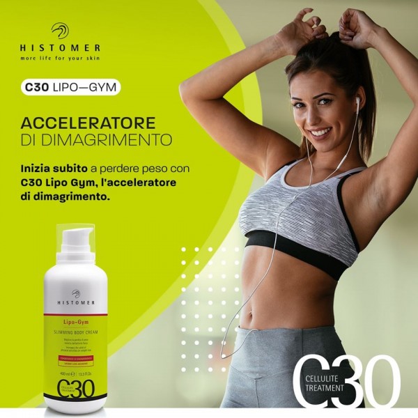 C30 lipo gym Крем за тяло с отслабващ ефект - Image 5
