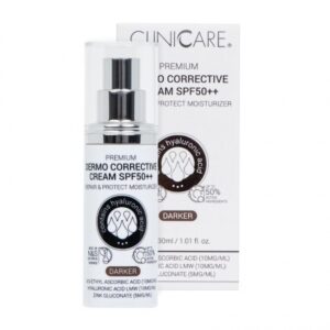 CLINICCARE Dermo Corrective Cream SPF50++ Матиращ слънцезащитен крем (darker)