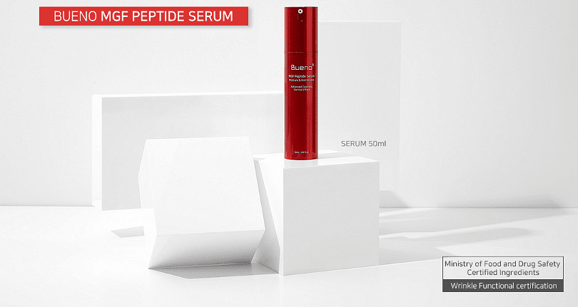 Bueno MGF Peptide Serum Plus Лифтинг серум с пептиди и MGF комплекс от растежни фактори за стегнат овал - Image 2