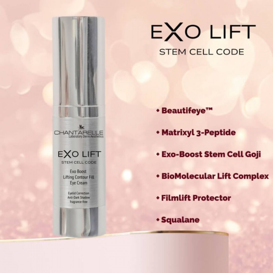 EXO LIFT Stem Cell Code Повдигащ крем за очи 3 в 1 с ЕКЗОЗОМИ - Image 2