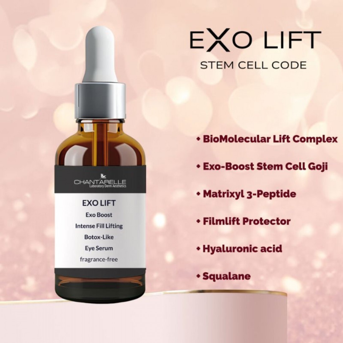 EXO LIFT Stem Cell Code Интензивен лифтинг серум за очи с ЕКЗОЗОМИ - Image 2