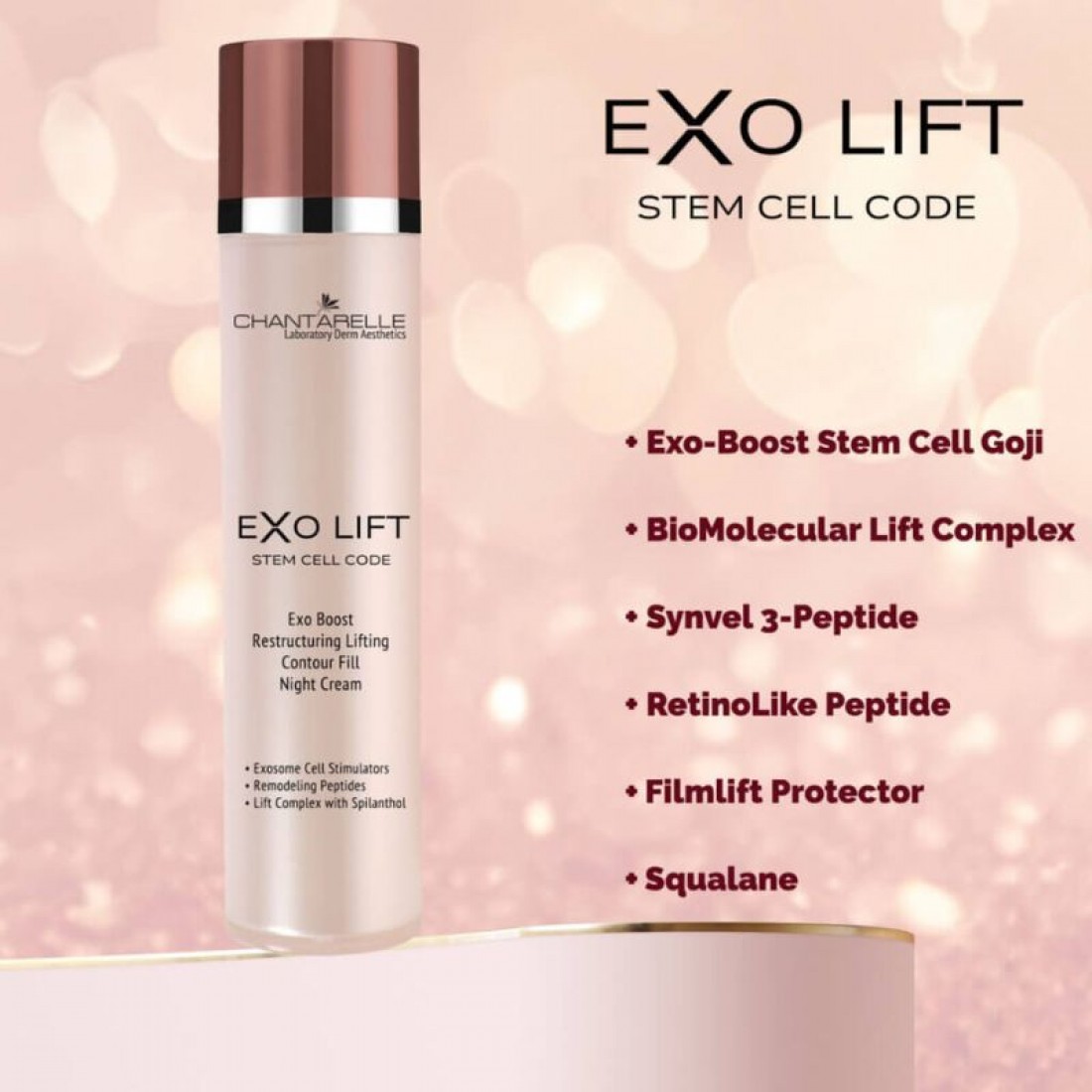 EXO LIFT Stem Cell Code Лифтинг реструктуриращ нощен крем с ЕКЗОЗОМИ - Image 2