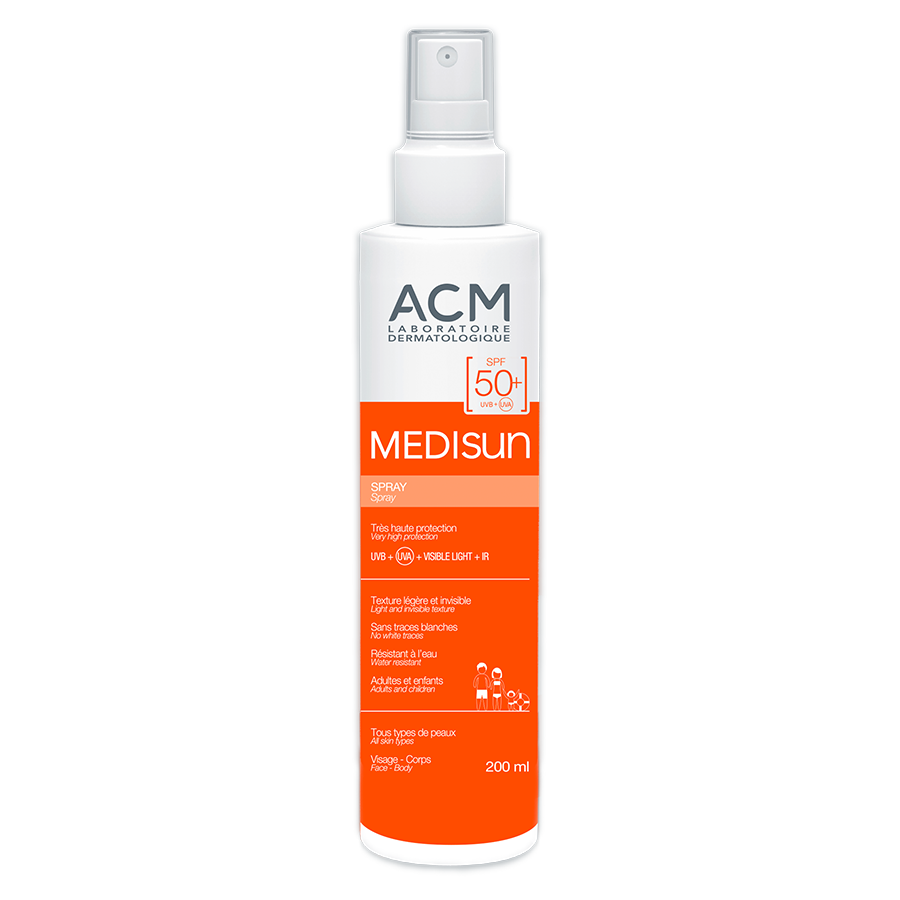 ACM MEDISUN Слънцезащитен спрей SPF 50+, 200мл